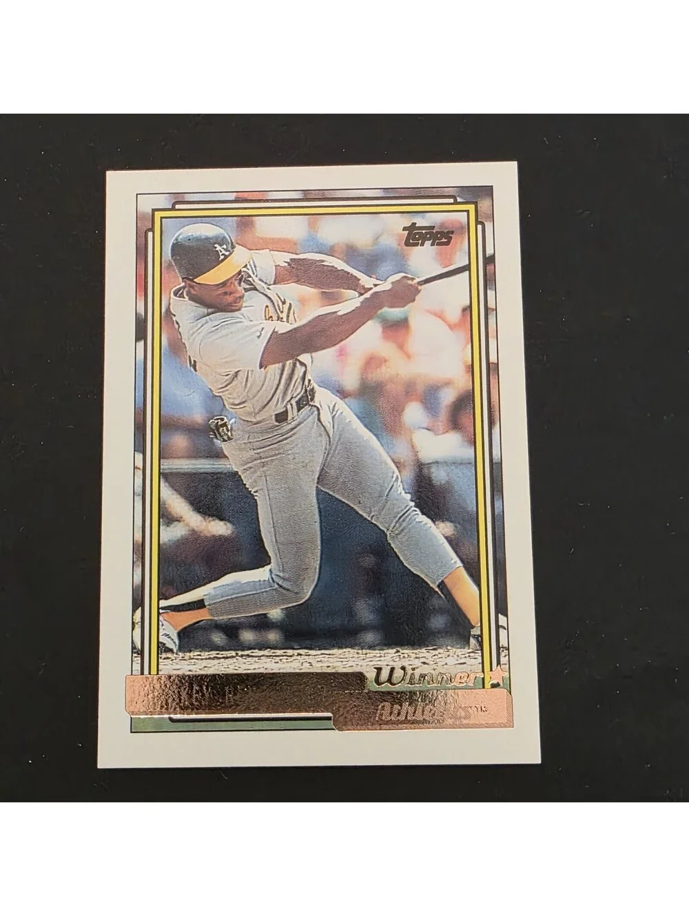 1992 Topps Topps Gold Winner #560 Rickey Henderson HOF